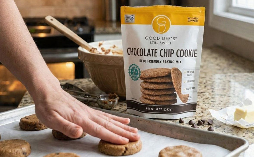 Chocolate Chip Keto Cookie Mix Recipes: Classic, Double Chocolate and Ice Cream Sandwiches