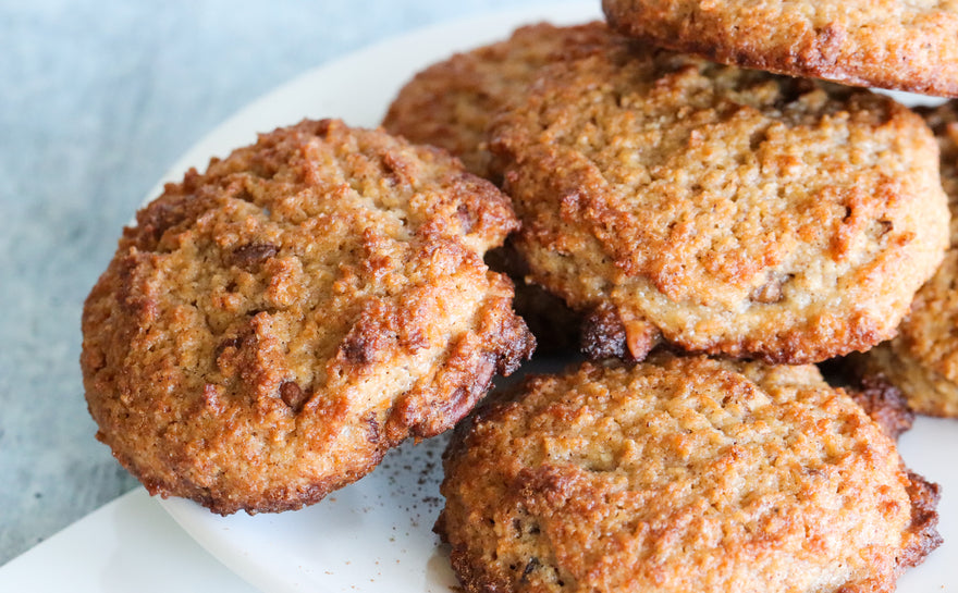 Pumpkin Spice Pecan Cookies