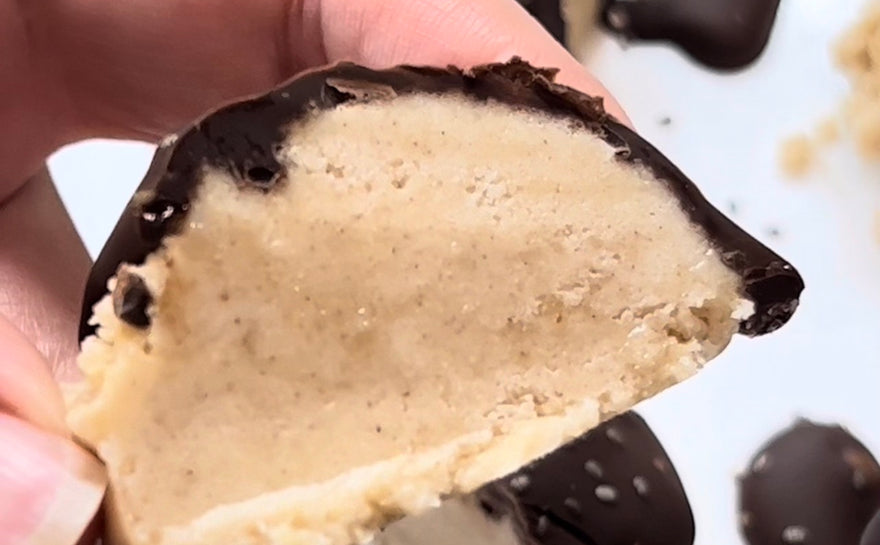 Keto No Bake Cinnamon Cookie Balls - Good Dee's Soft Baked Cinnamon Cookie