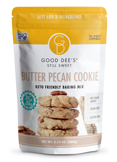 Butter Pecan Keto Cookie Mix - Gluten Free and No Added Sugar