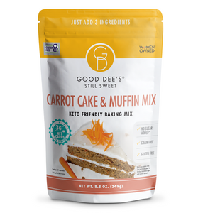 Back in stock! Carrot Keto Muffin & Cake Mix- Gluten Free and No Added Sugar