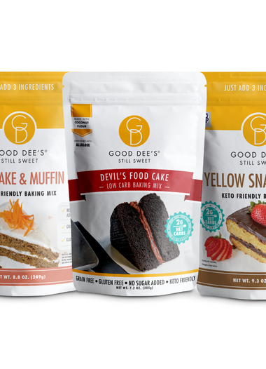 Three Cakes Keto Bundle - Gluten Free and No Added Sugar