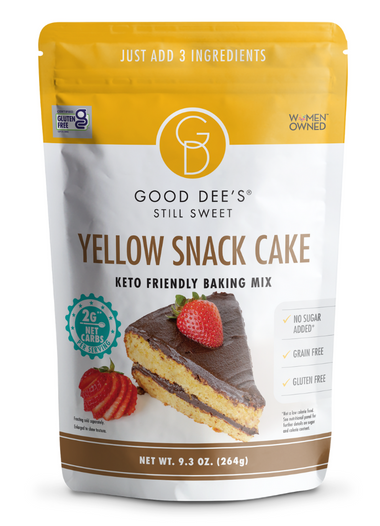 Yellow Snack Keto Cake Mix - Gluten Free and No Added Sugar