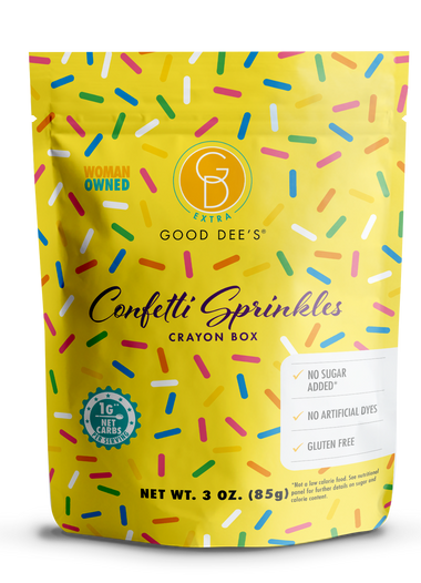 New! PRESALE! Keto Confetti Sprinkles Gluten Free and No Added Sugar