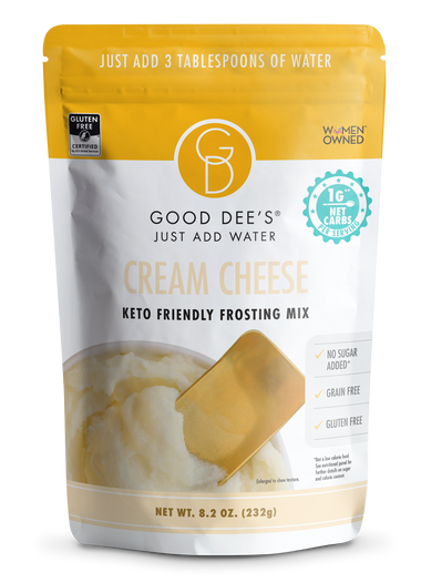 Just Add Water Cream Cheese Keto Frosting - Gluten Free and No Added Sugar