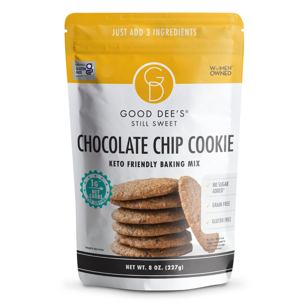 Chocolate Chip Keto Cookie Mix - Nut Free Gluten Free | 1g Net