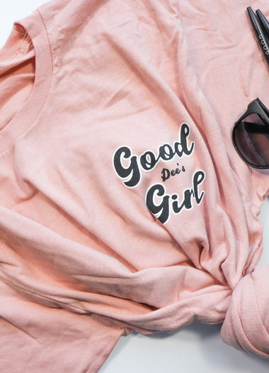 Good Dee's Girl T- Shirt (Pale Pink)